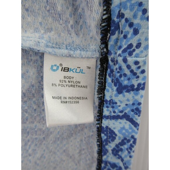 Ibkul Top Medium Golf Performance Shirt 1/4 Zip Geometric Active * - Picture 11 of 12